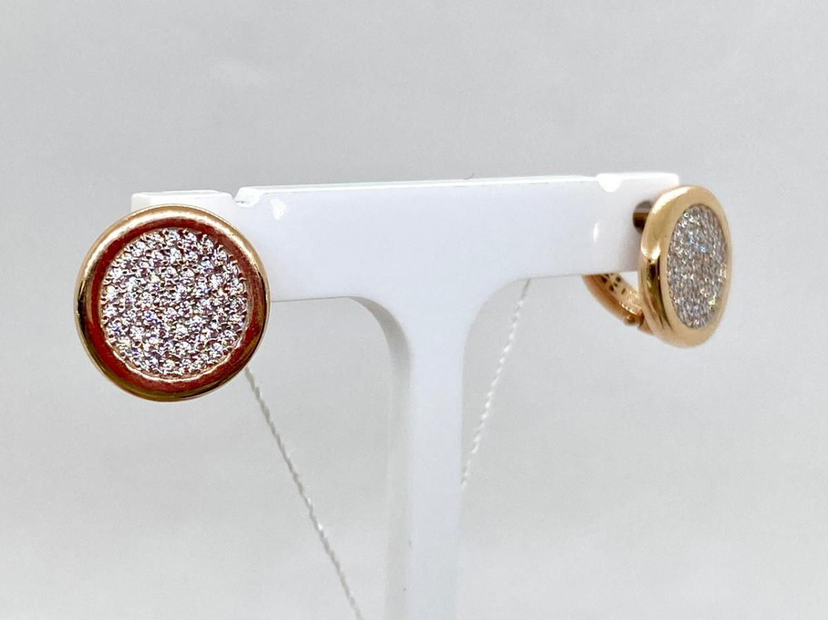 СЕРЬГИ С КАМНЯМИ (Au 585)