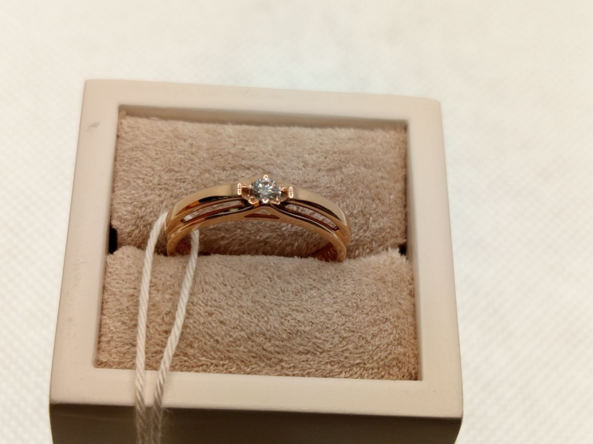 КОЛЬЦО БРИЛЛИАНТ Au 585