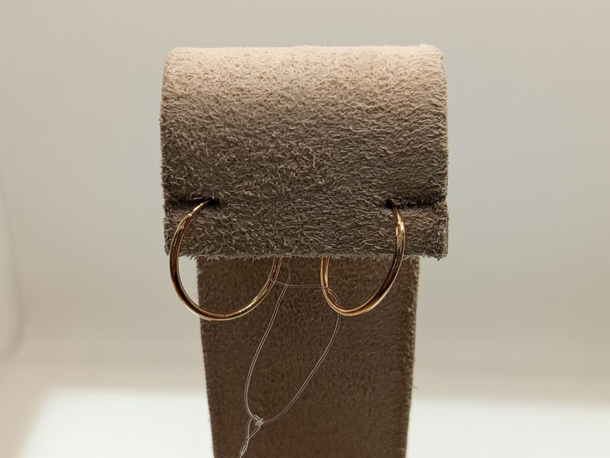 СЕРЬГИ КОНГО без камня (Au 585)