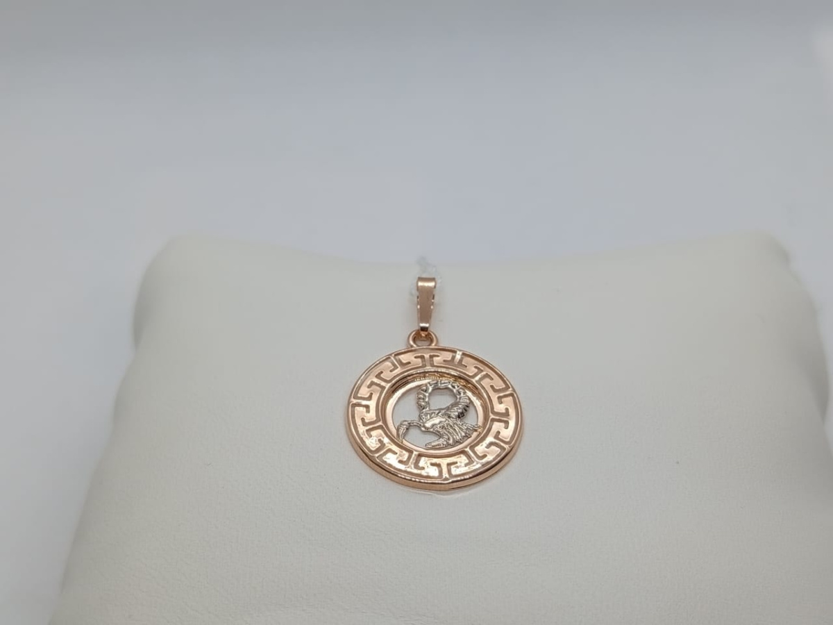 ПОДВЕСКА ЗНАК ЗОДИАКА СКОРПИОН (Au 585) ПОДВЕСКА ЗНАК ЗОДИАКА СКОРПИОН (Au 585)