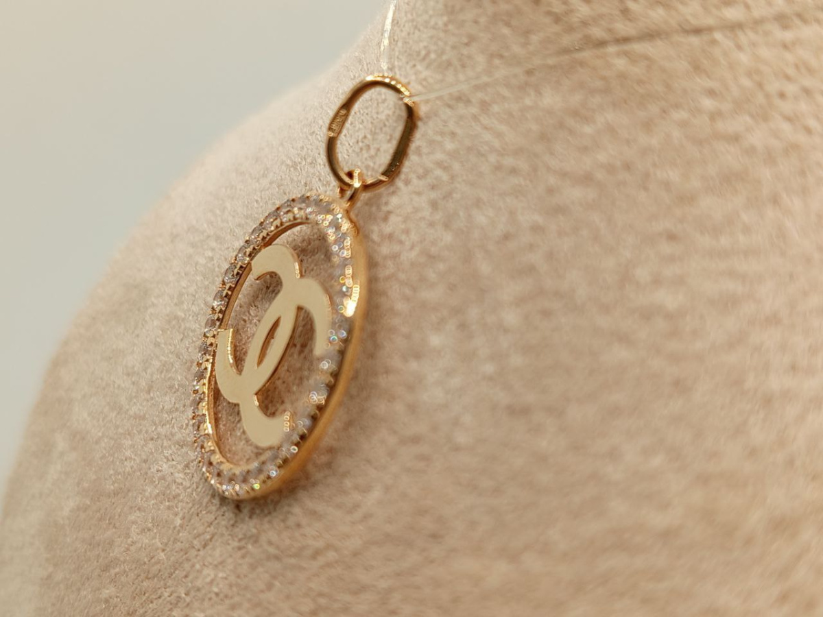 ПОДВЕСКА С КАМНЯМИ (Au 585)