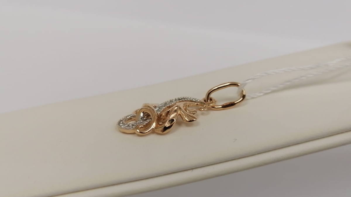 ПОДВЕСКА С КАМНЯМИ (Au 585)