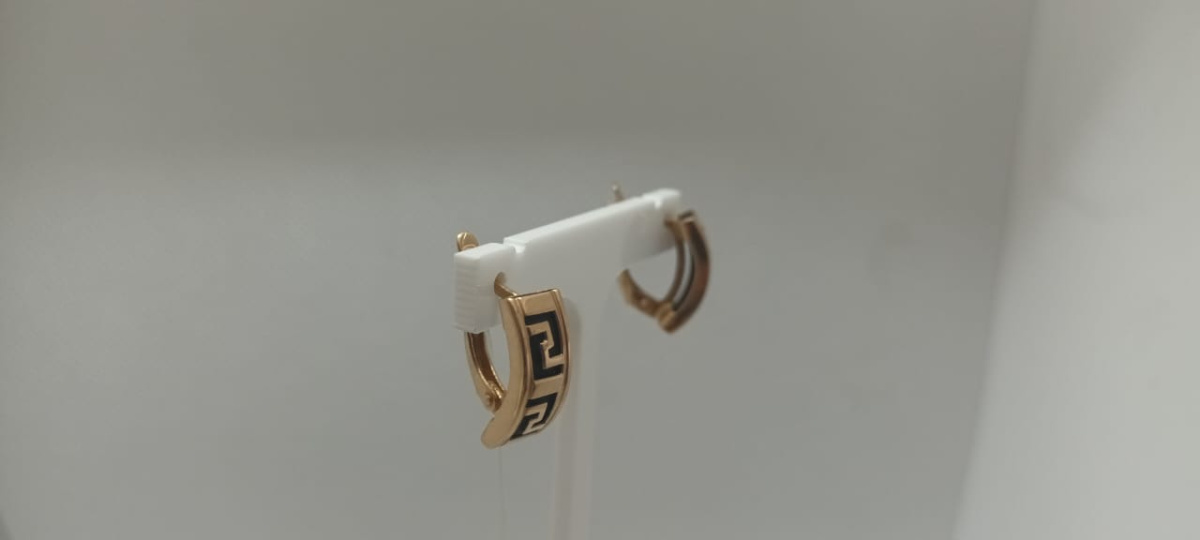 СЕРЬГИ КАУЧУК (Au 585)