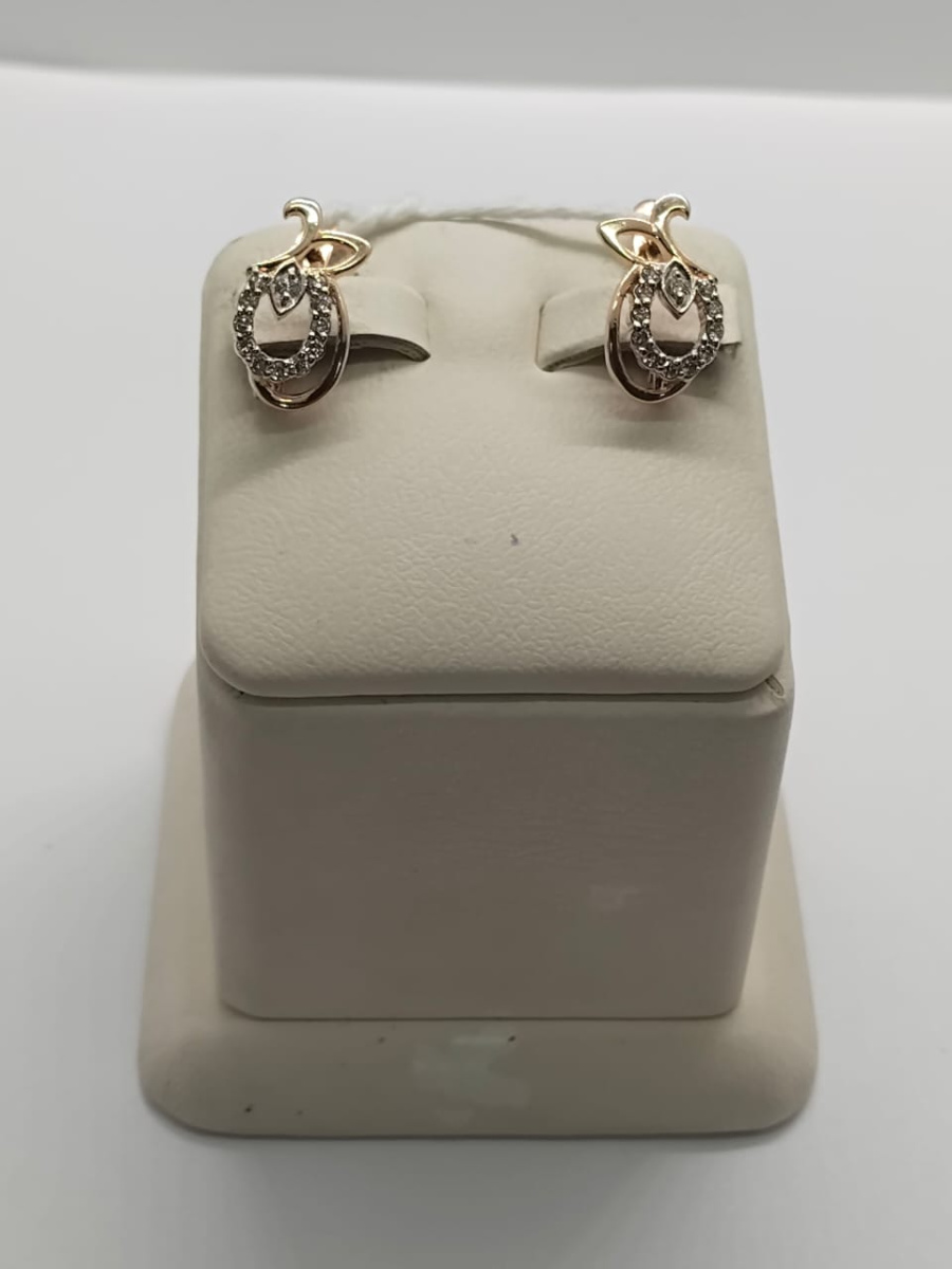 СЕРЬГИ С КАМНЯМИ (Au 585)