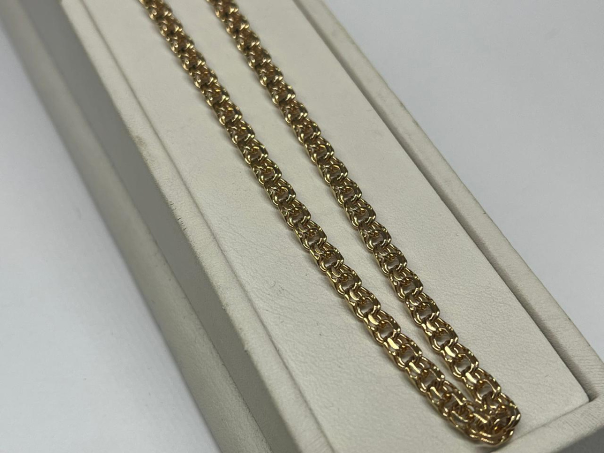 ЦЕПЬ ПОЛНОВЕСНАЯ Бисмарк (Au 585)