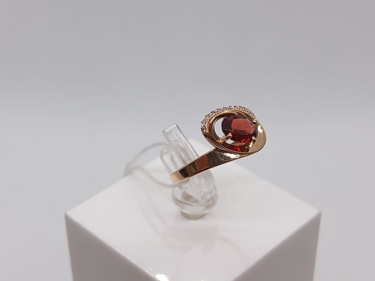 КОЛКМИ585 КОЛЬЦО С КАМНЯМИ (Au 585)