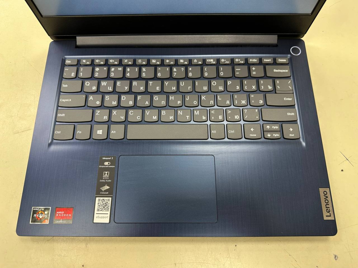Ноутбук Lenovo Ideapad 3 17ada05; Ryzen 5 3500U, Radeon Vega 8, 8 Гб, 256 Гб, Нет