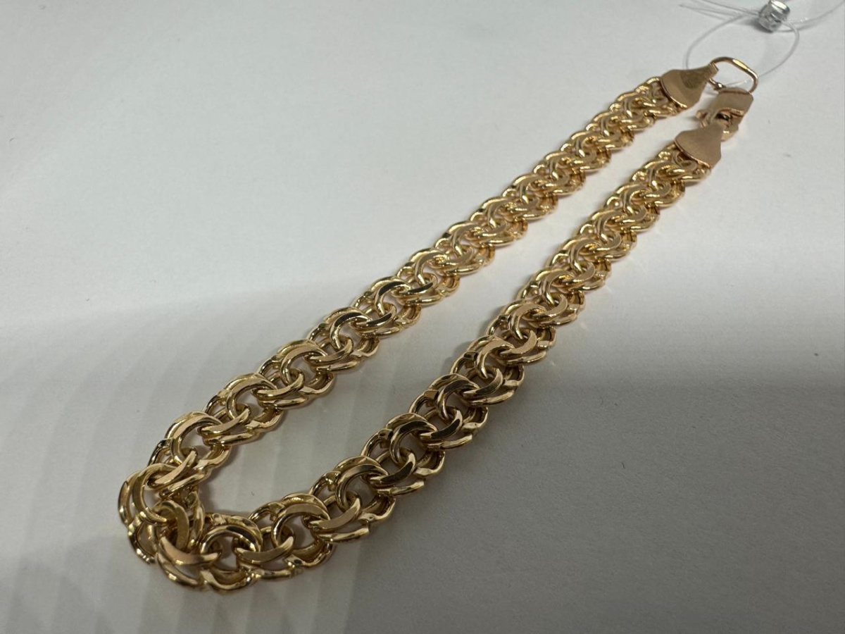 670009024 БРАСЛЕТ ПУСТОТЕЛЫЙ Бисмарк (Au 585)