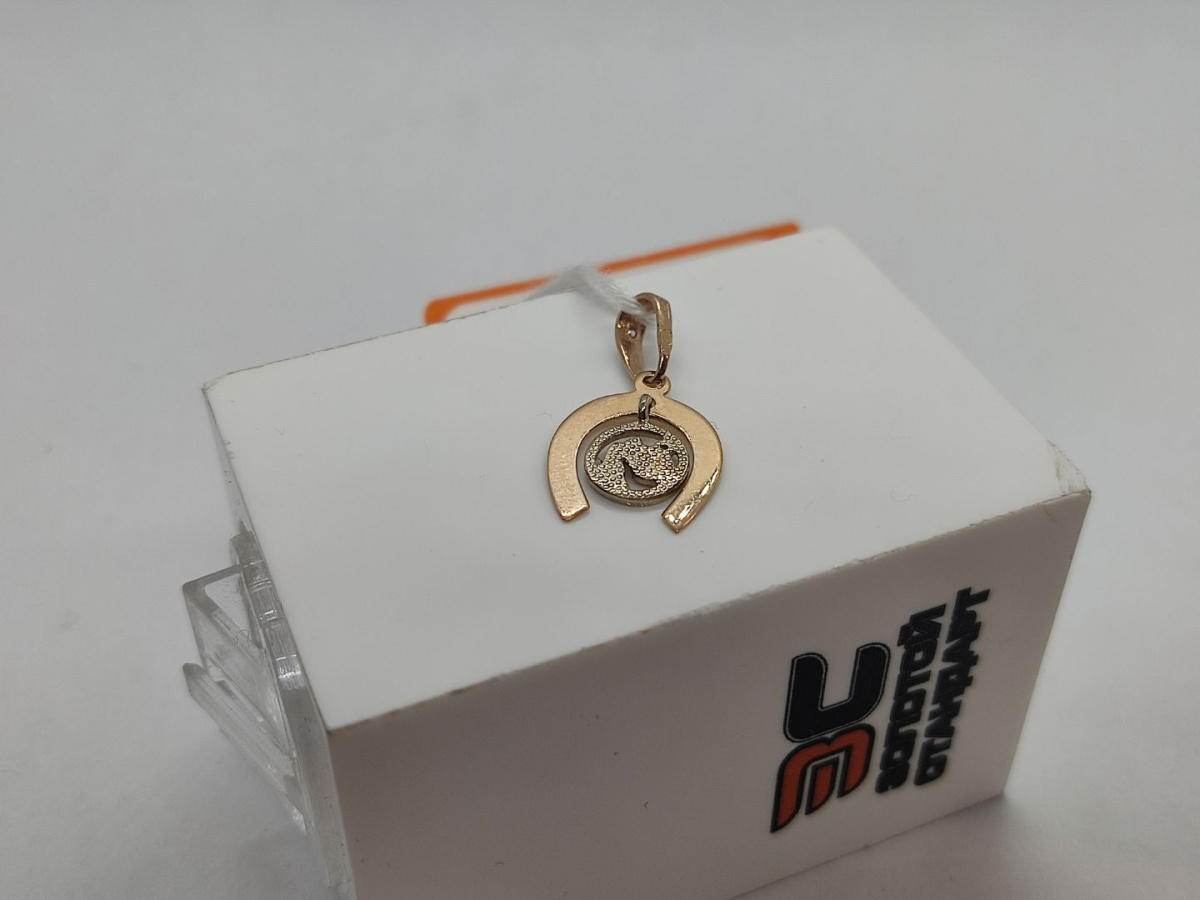 ПОДВЕСКА ЗНАК ЗОДИАКА ВОДОЛЕЙ Au 585