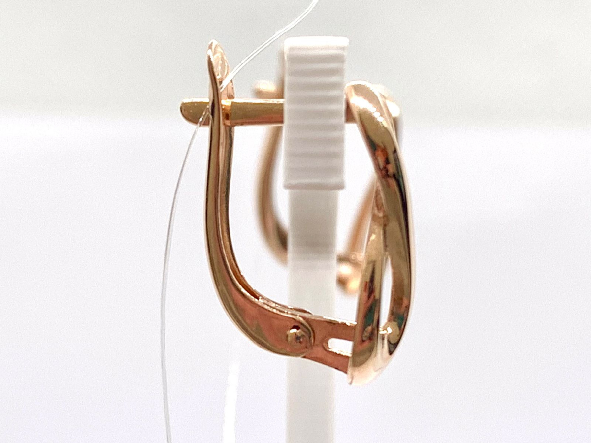 СЕРЬГИ БЕЗ КАМНЯ (Au 585)