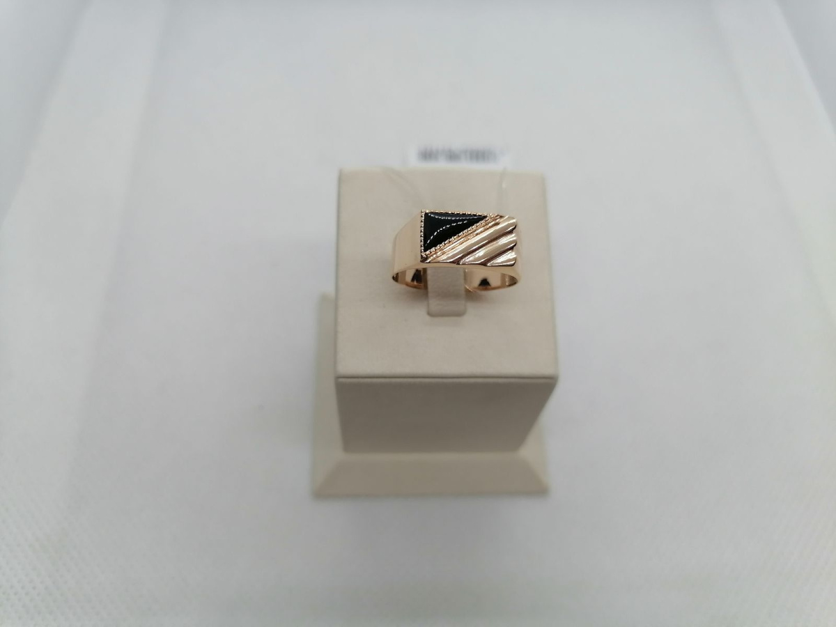 ПЕЧАТКА С КАМНЕМ (Au 585)