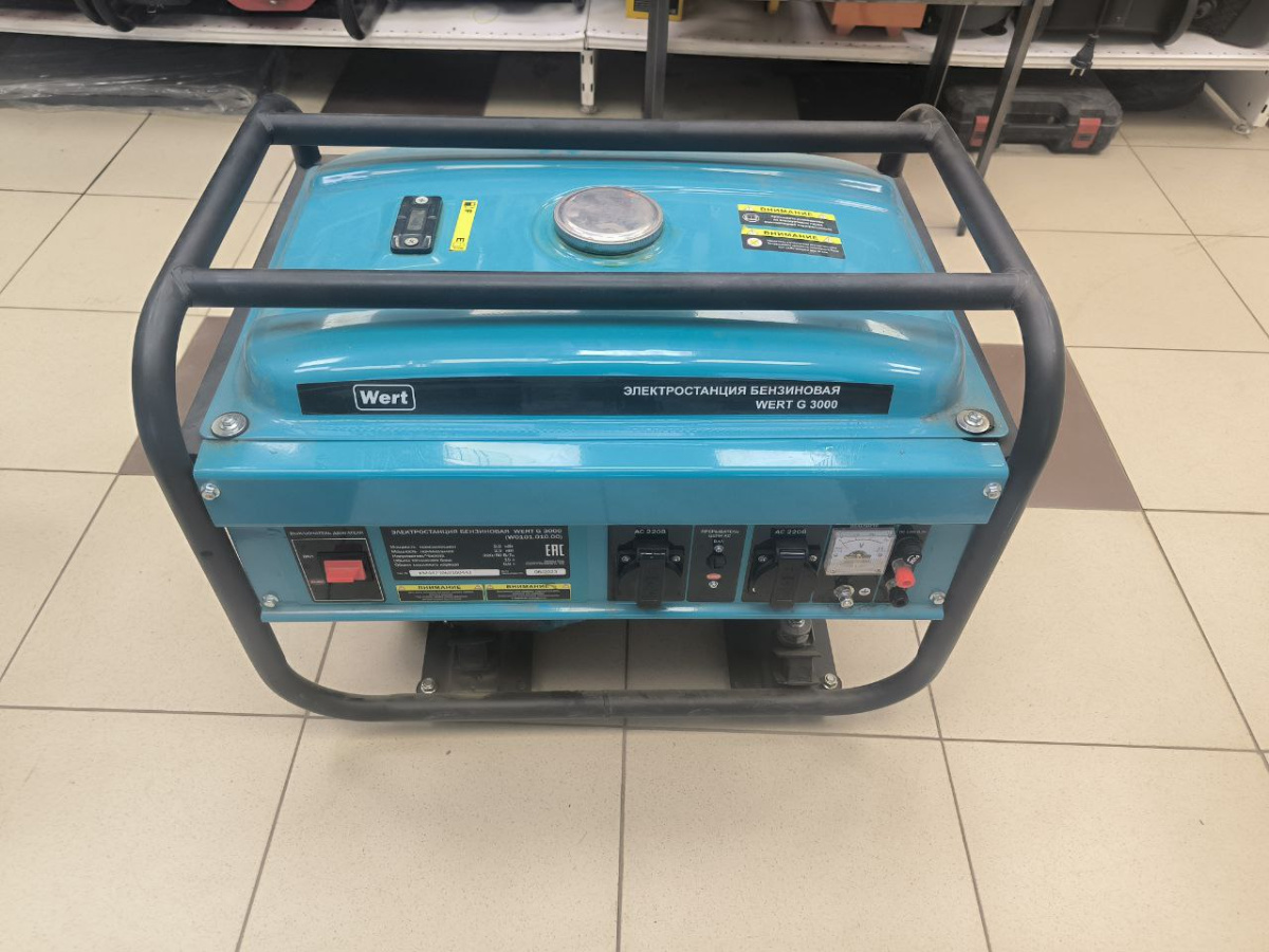 Бензогенератор Wert G3000;