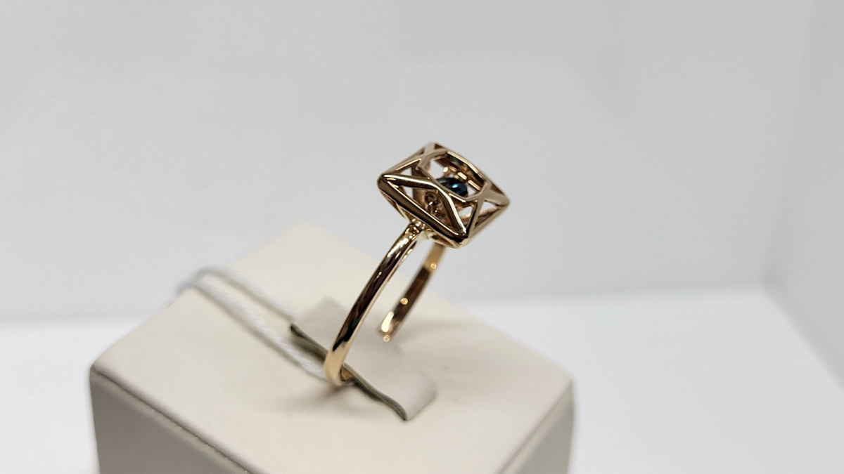 КОЛЬЦО С КАМНЕМ (Au 585)