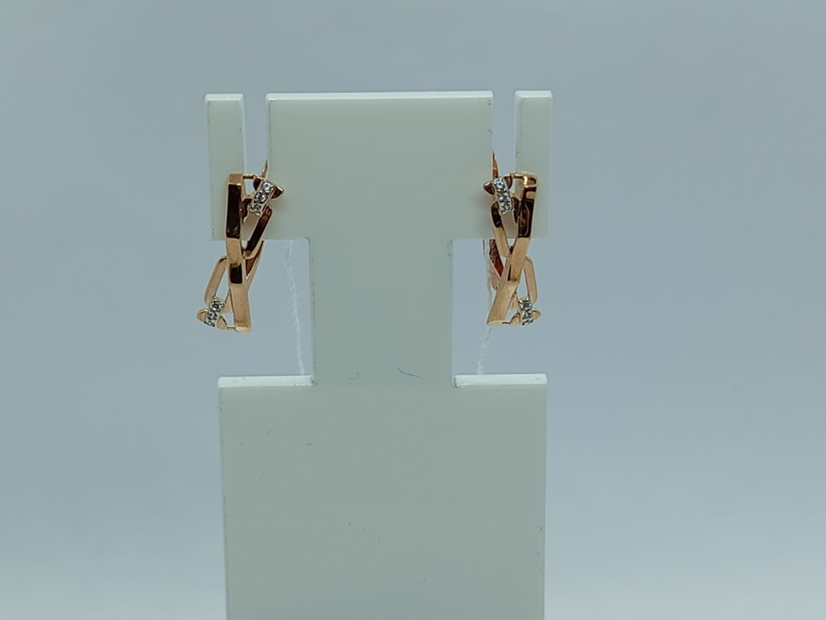 СЕРЬГИ С КАМНЯМИ (Au 585)