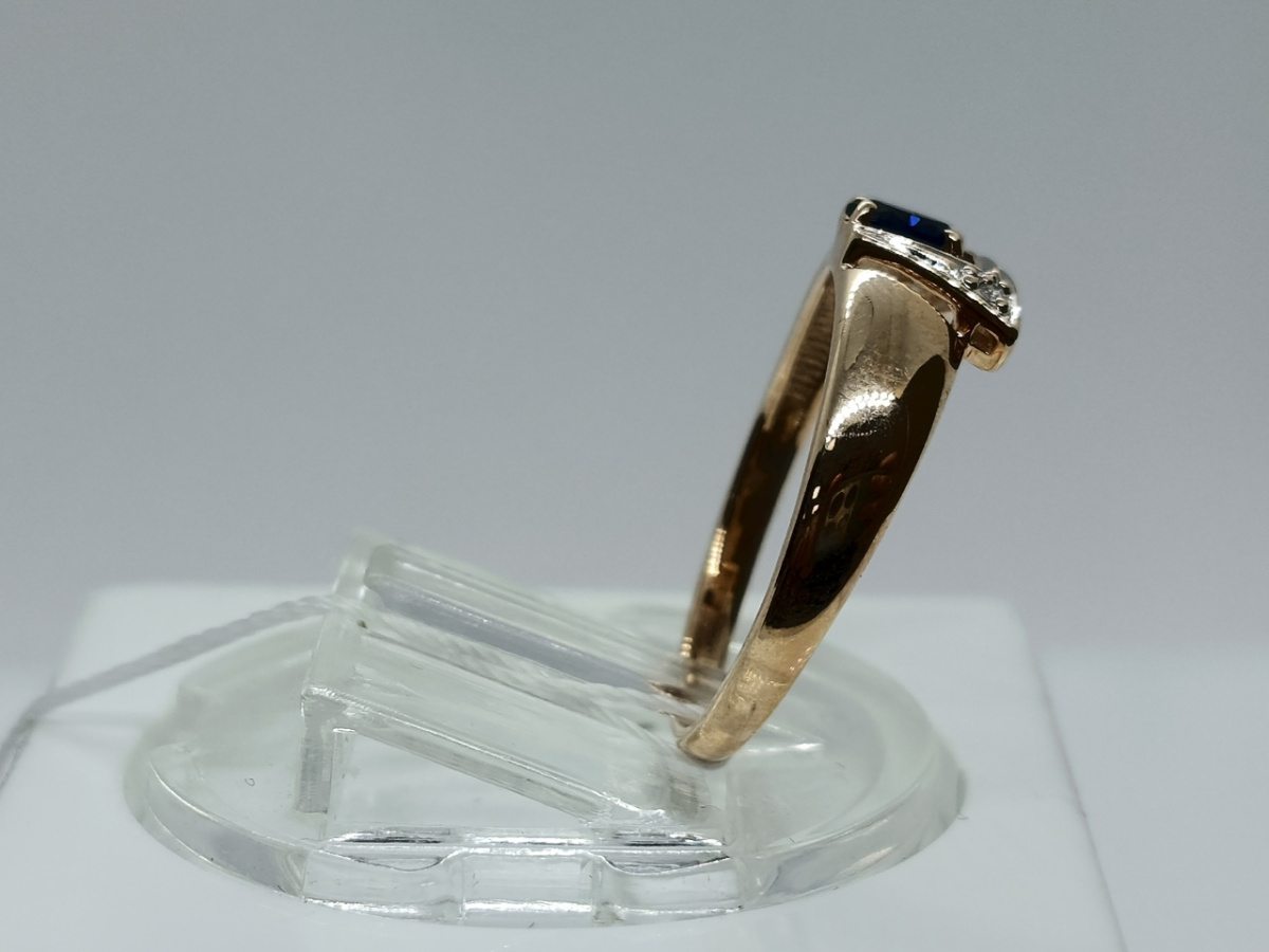 КОЛКМИ585 КОЛЬЦО С КАМНЯМИ (Au 585)