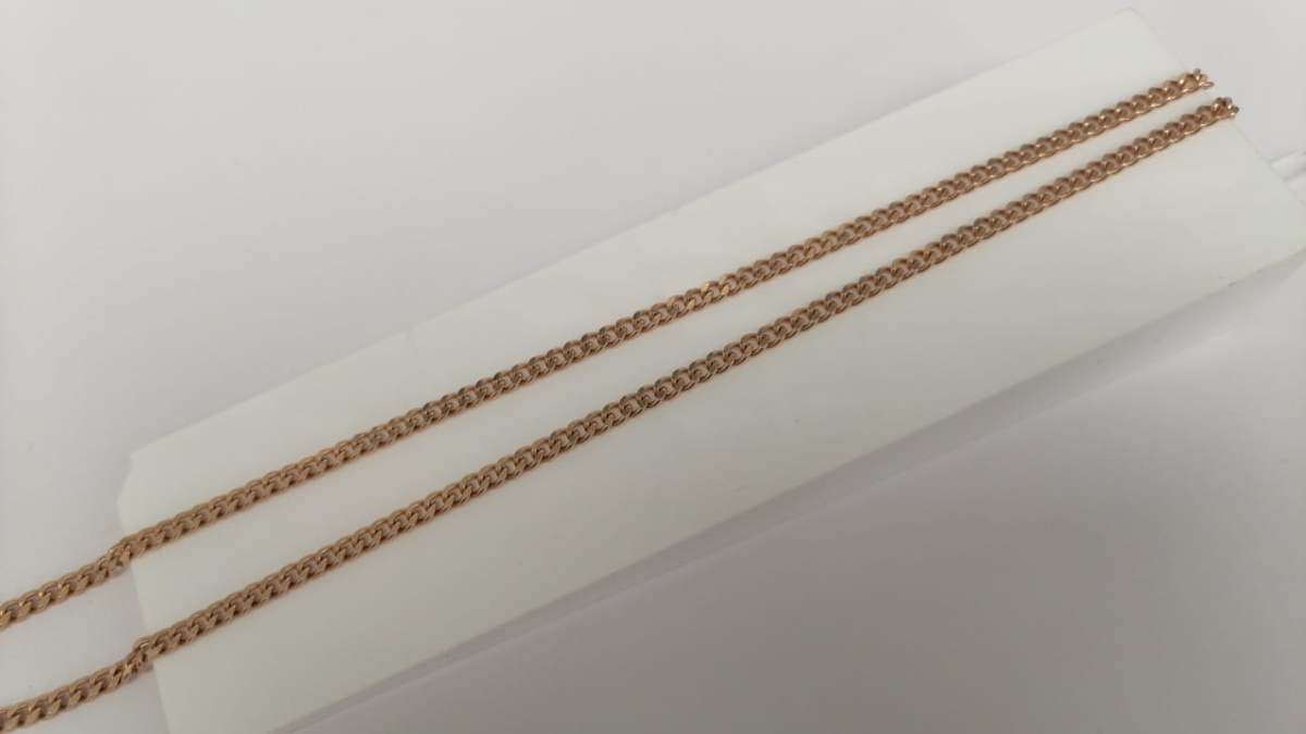 ЦЕПЬ ПОЛНОВЕСНАЯ панцирное (Au 585) ЦЕПЬ ПОЛНОВЕСНАЯ панцирное (Au 585)