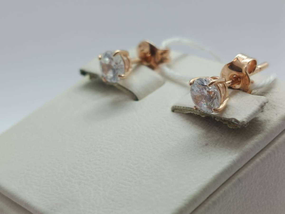 СПУС585 СЕРЬГИ ПУСЕТЫ (Au 585) СПУС585 СЕРЬГИ ПУСЕТЫ (Au 585)