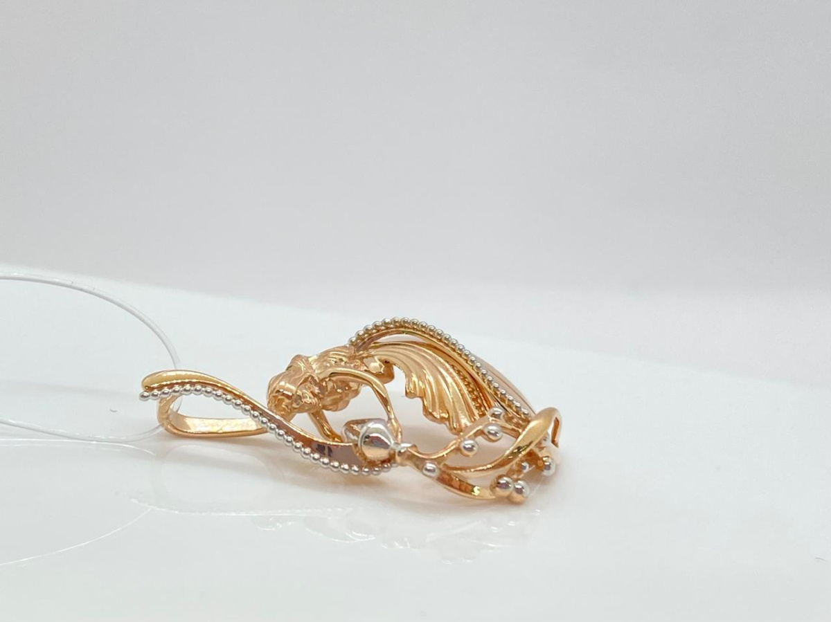 ПОДВЕСКА ЗНАК ЗОДИАКА ВОДОЛЕЙ (Au 585)