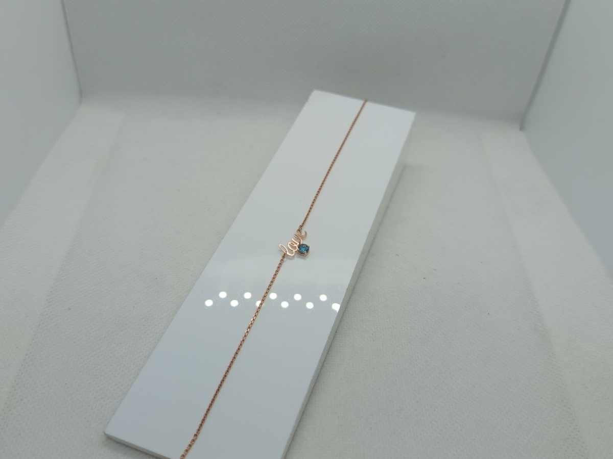 БРАСЛЕТ С КАМНЕМ (Au 585)