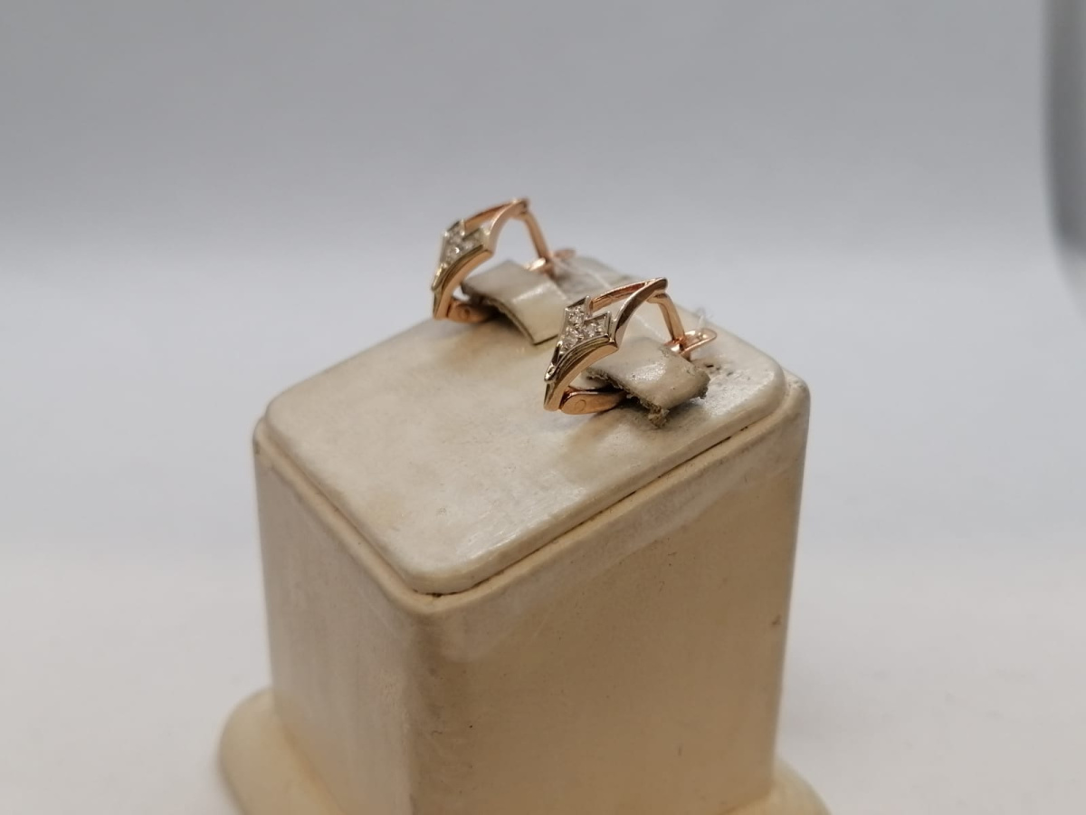 СЕРЬГИ С КАМНЯМИ (Au 585)