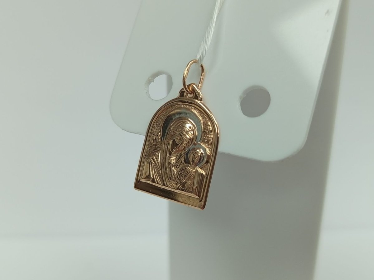 ПОДИБК585 ПОДВЕСКА ИКОНА БЕЗ КАМНЯ (Au 585)