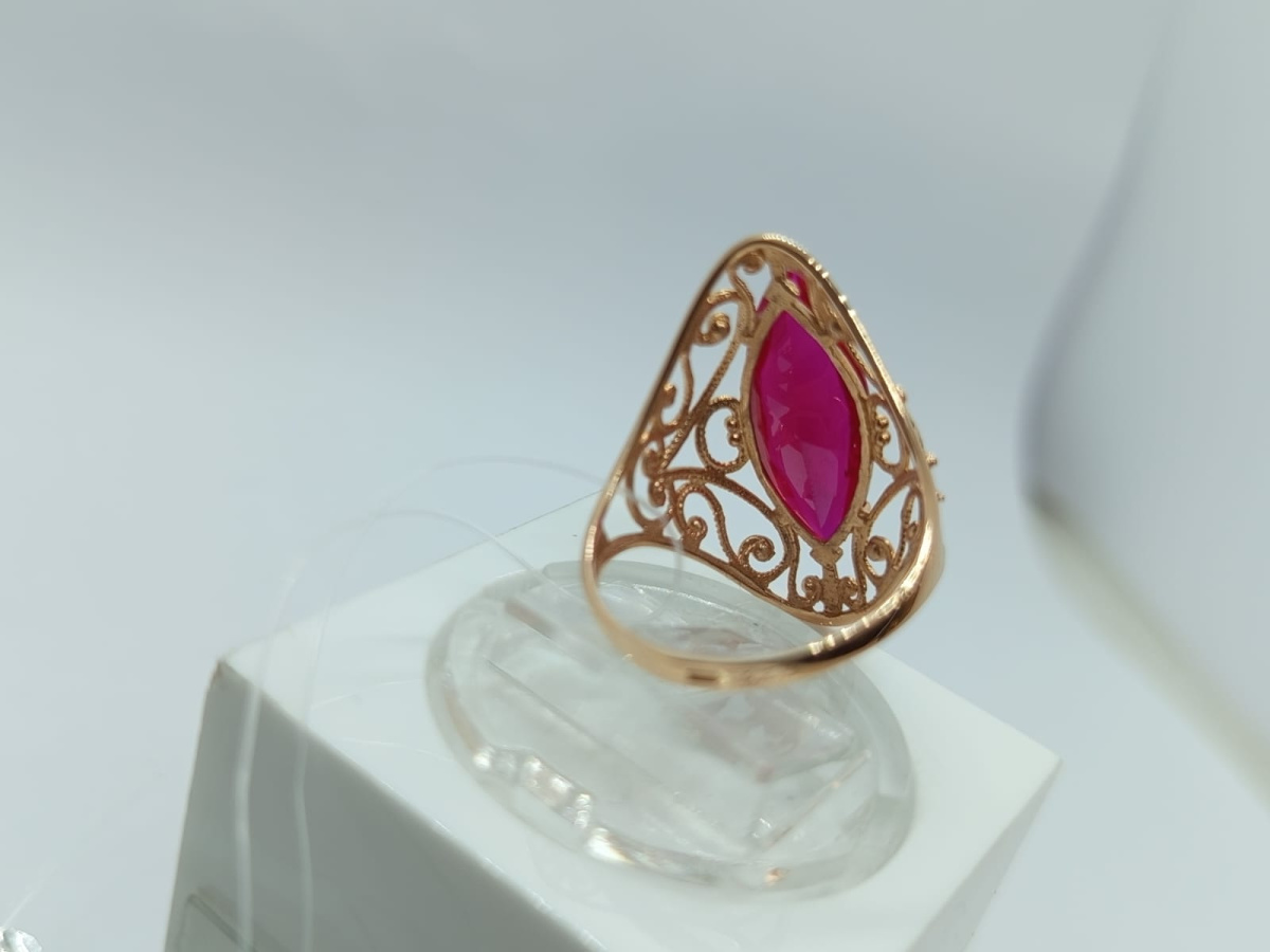 КОЛЬЦО С КАМНЕМ (Au 585)