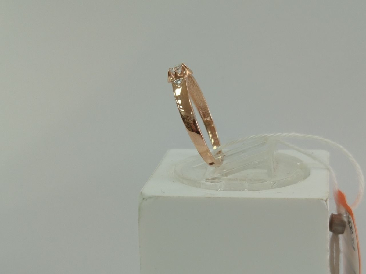 КОЛЬЦО С КАМНЯМИ (Au 585)