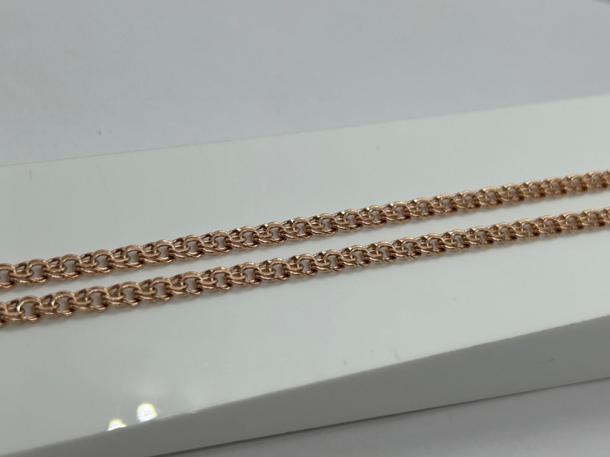 570006022 ЦЕПЬ ПУСТОТЕЛАЯ Бисмарк (Au 585)