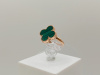 КОЛЬЦО МАЛАХИТ (Au 585)