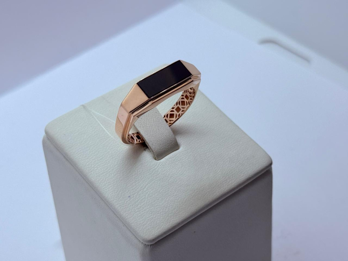 КОЛЬЦО ПЕЧАТКА с камнем (Au 585)