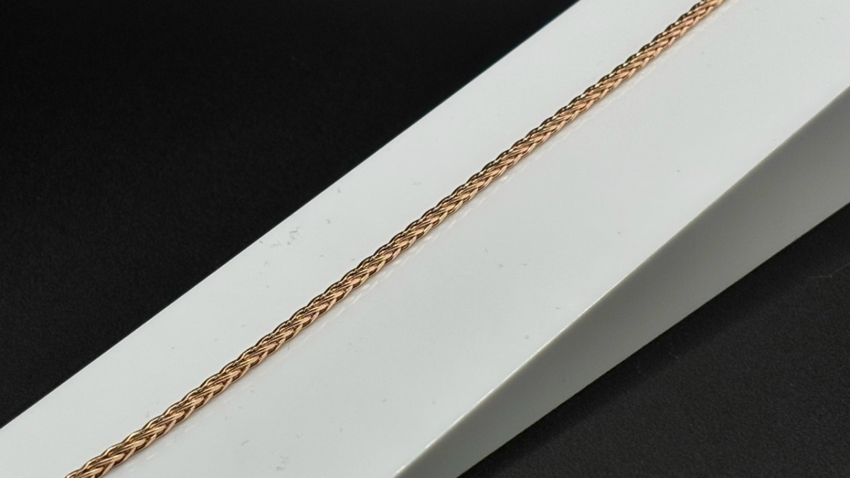 БРАСЛЕТ ПУСТОТЕЛЫЙ Колос (Au 585)