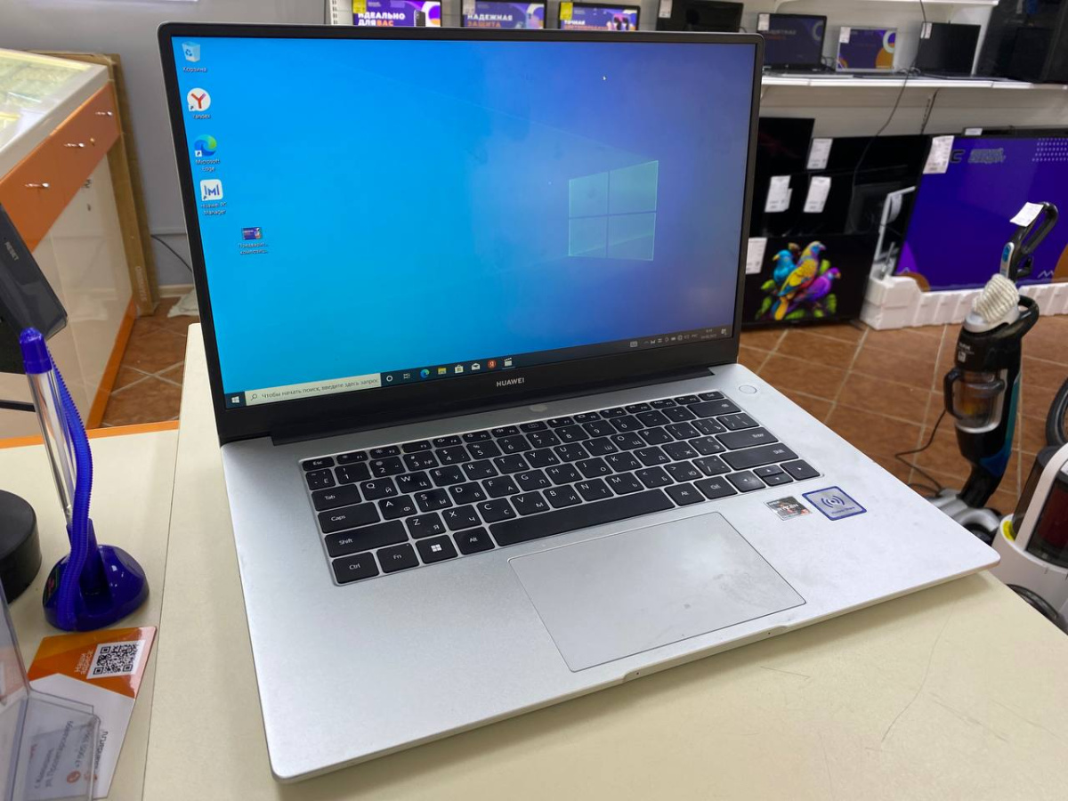 Ноутбук Huawei BoM-WDQ9; Ryzen 5-5500U, AMD Radeon (TM) Graphics, 8 Гб, 256 Гб, Нет