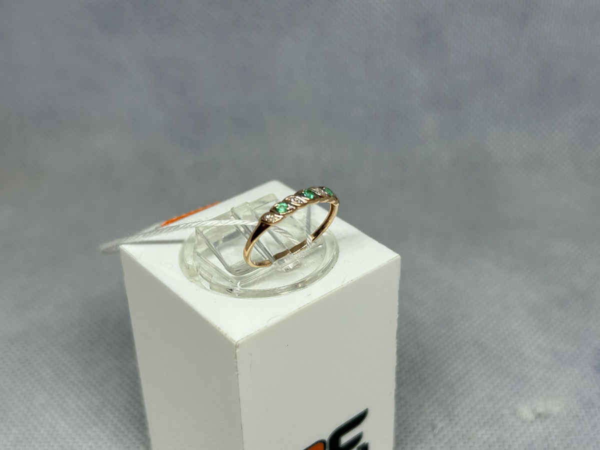 КОЛКМИ585 КОЛЬЦО С КАМНЯМИ (Au 585)