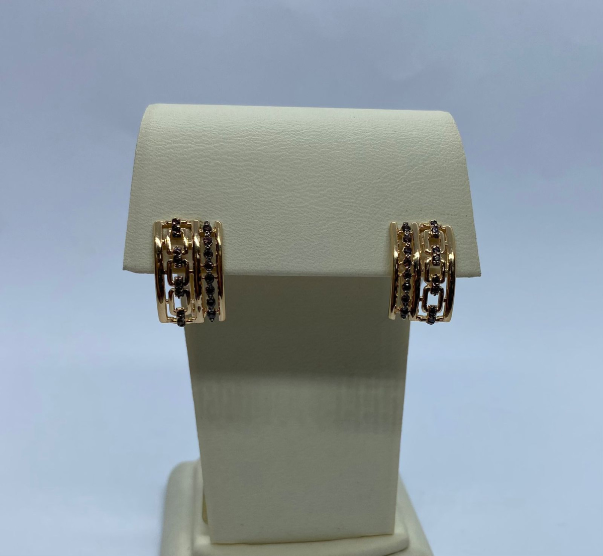 СЕРЬГИ С КАМНЯМИ (Au 585)