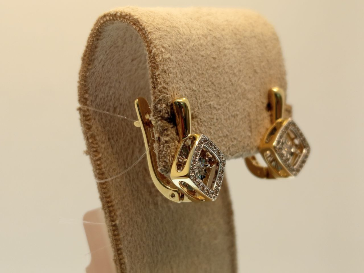 СЕРЬГИ БРИЛЛИАНТ (Au 585) СЕРЬГИ БРИЛЛИАНТ (Au 585)