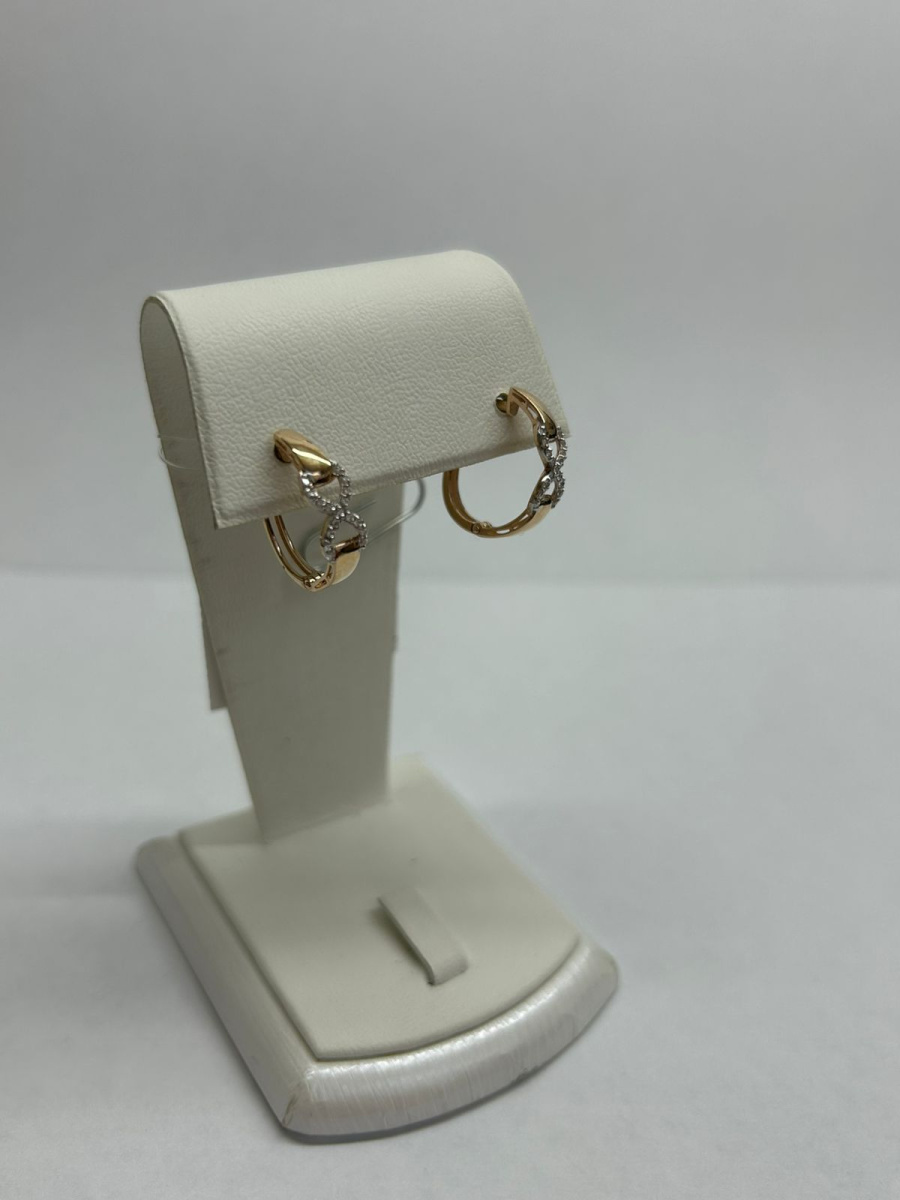 023872-1102 СЕРЬГИ С КАМНЯМИ (Au 585)