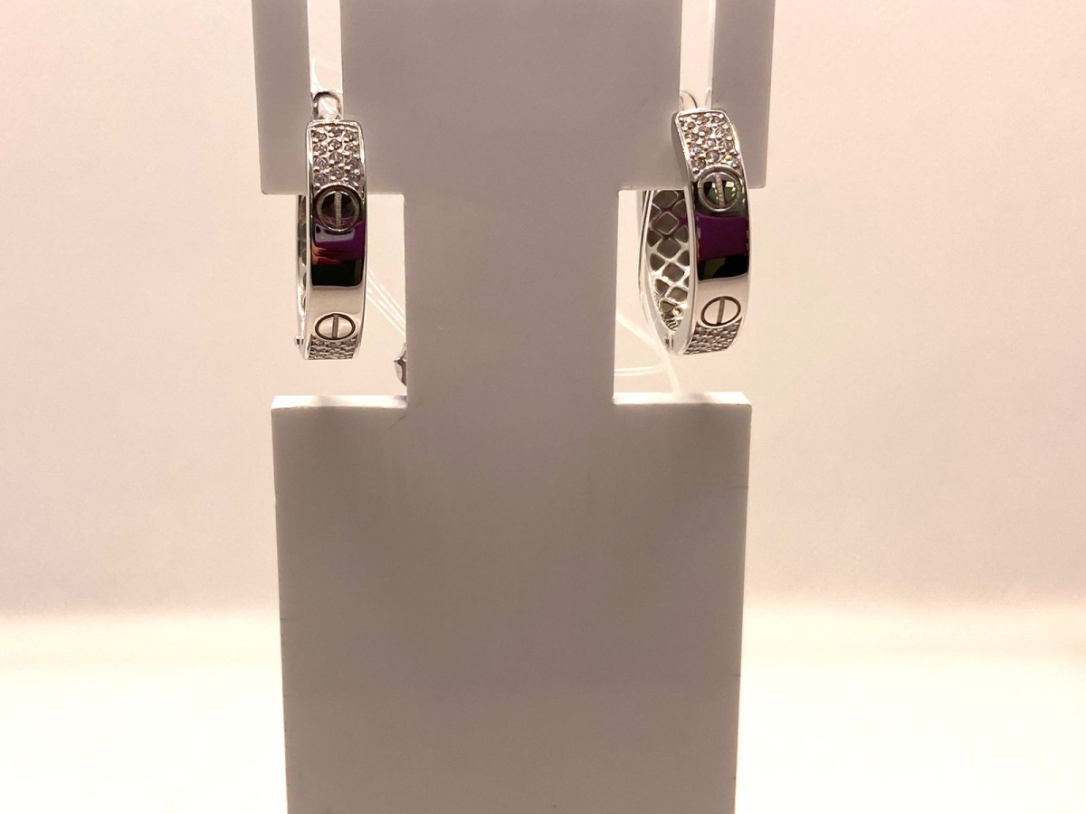 СЕРЬГИ С КАМНЯМИ (Au 585)