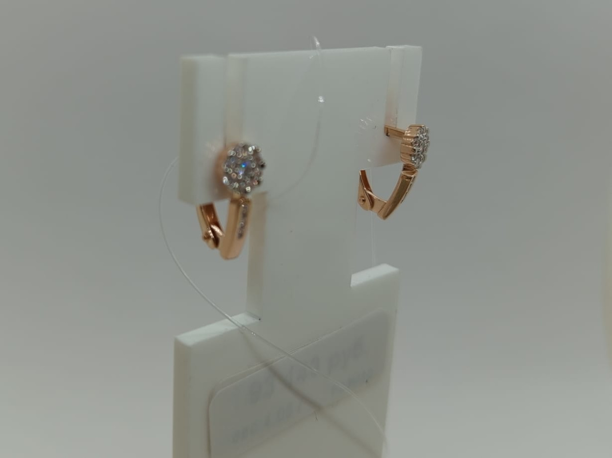 СЕРЬГИ С КАМНЯМИ (Au 585)