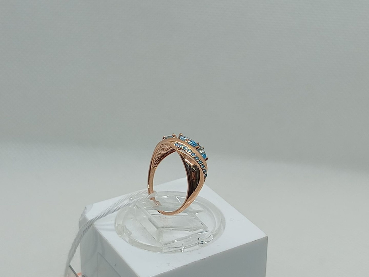 КОЛКМИ585 КОЛЬЦО С КАМНЯМИ (Au 585)