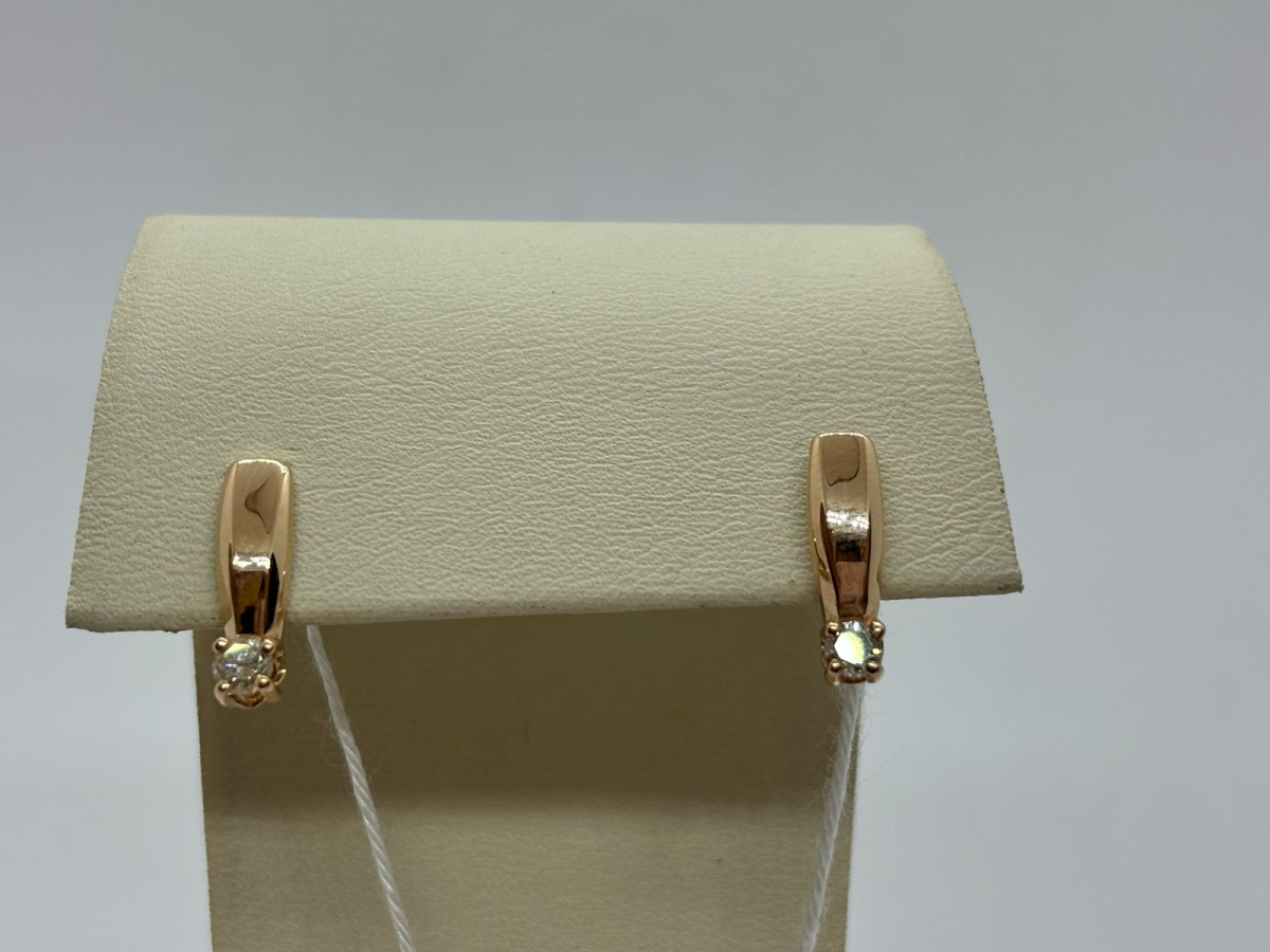 СЕРЬГИ БРИЛЛИАНТ (Au 585)