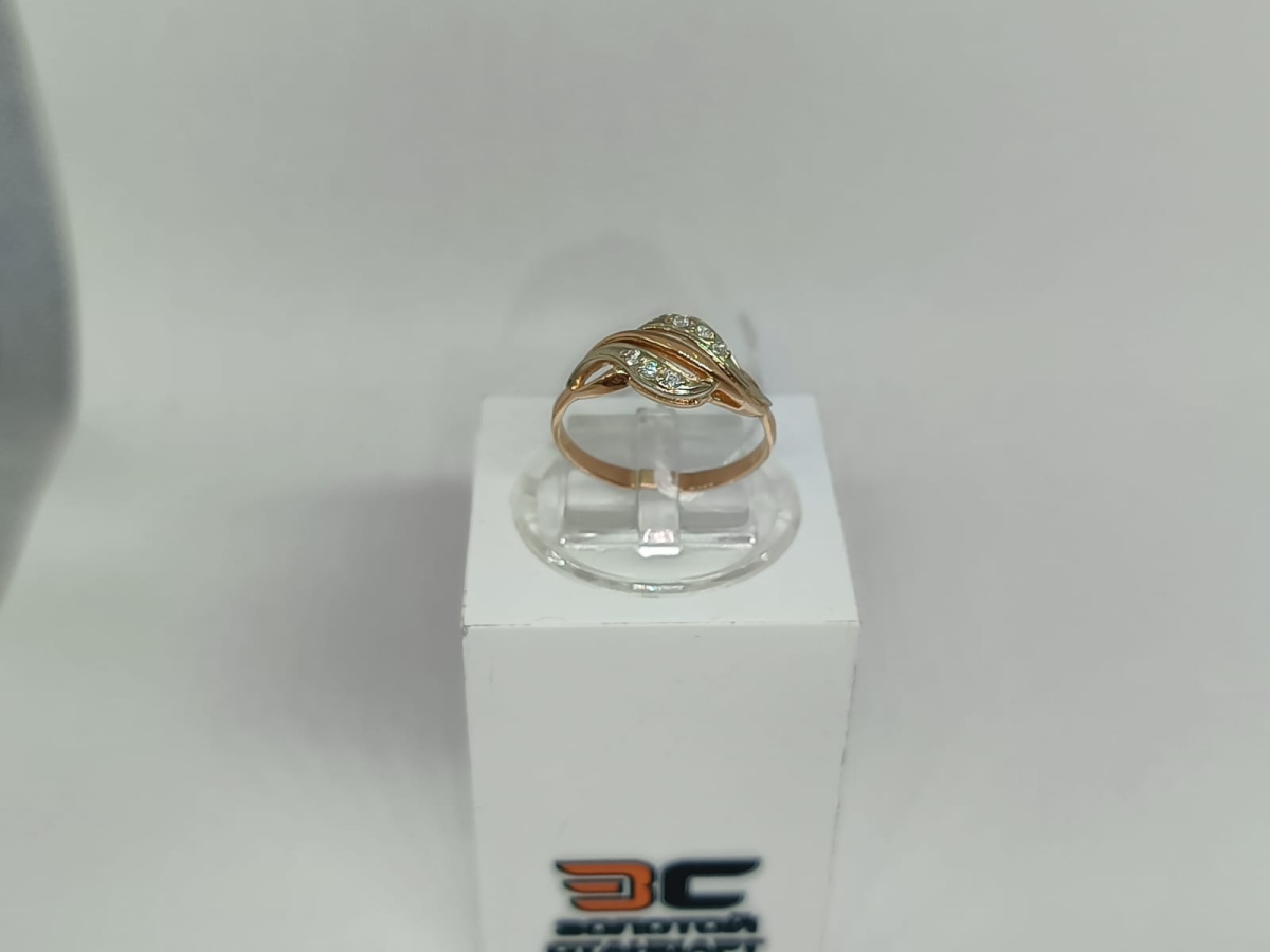 КОЛКМИ585 КОЛЬЦО С КАМНЯМИ (Au 585)