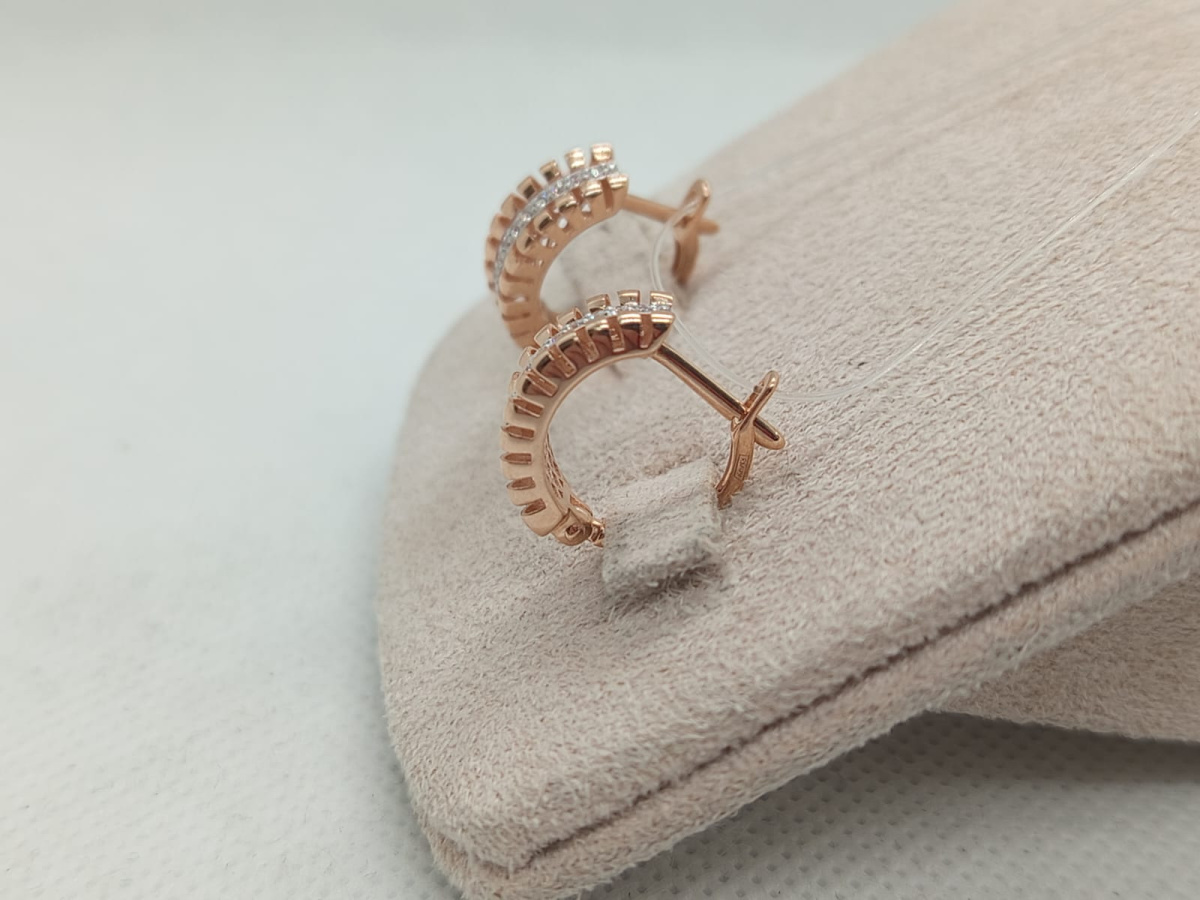 СЕРЬГИ С КАМНЯМИ (Au 585)