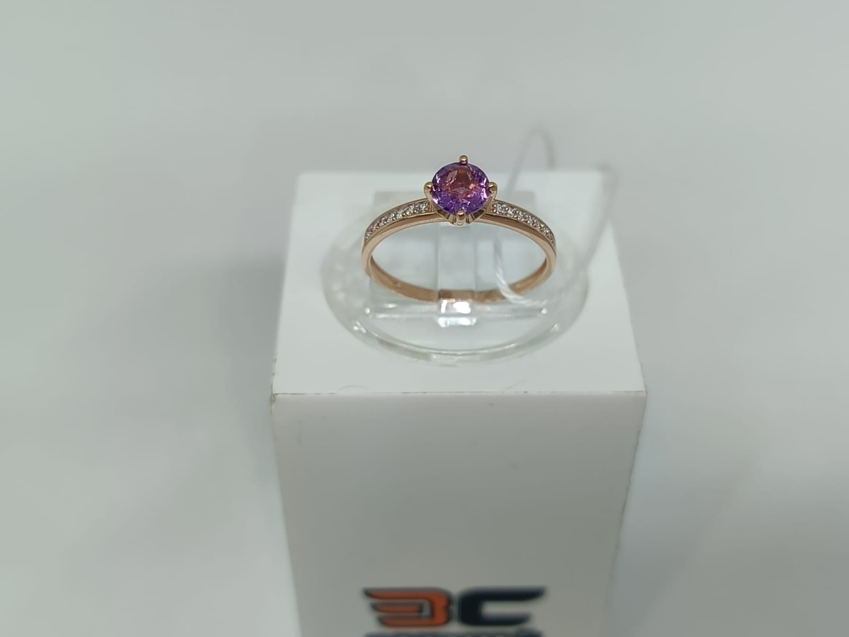 КОЛЬЦО С КАМНЯМИ (Au 585)