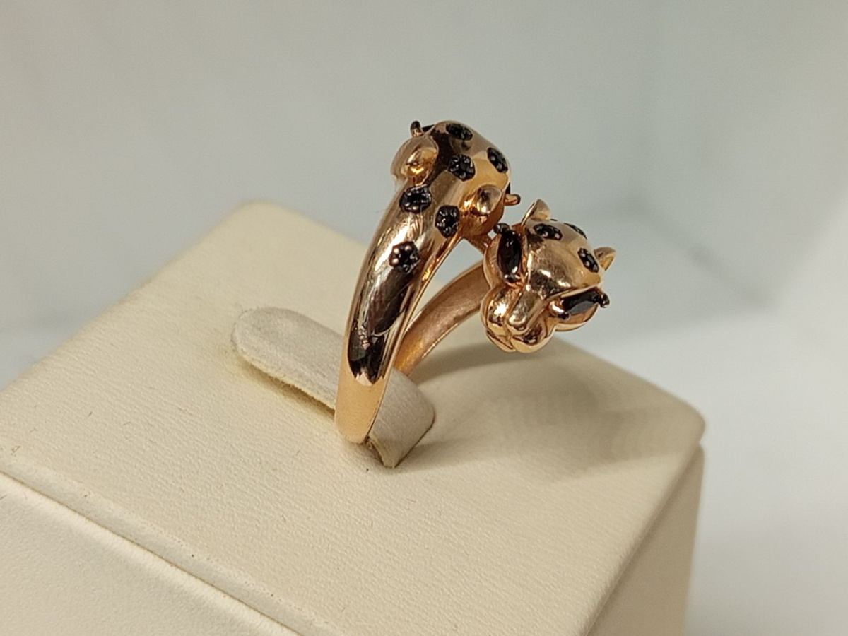 КОЛКМИ585 КОЛЬЦО С КАМНЯМИ (Au 585)