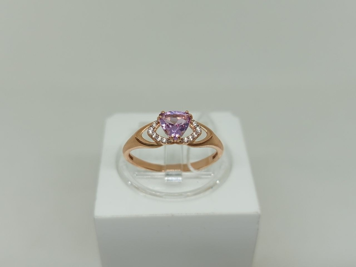 КОЛКМИ585 КОЛЬЦО С КАМНЯМИ (Au 585)