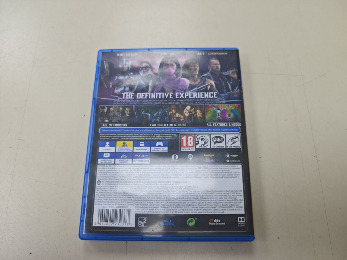 Игра Playstation 4 Mortal Kombat 11 Ultimate