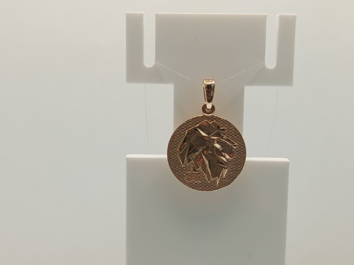 ПОДВЕСКА ЗНАК ЗОДИАКА ЛЕВ (Au 585)