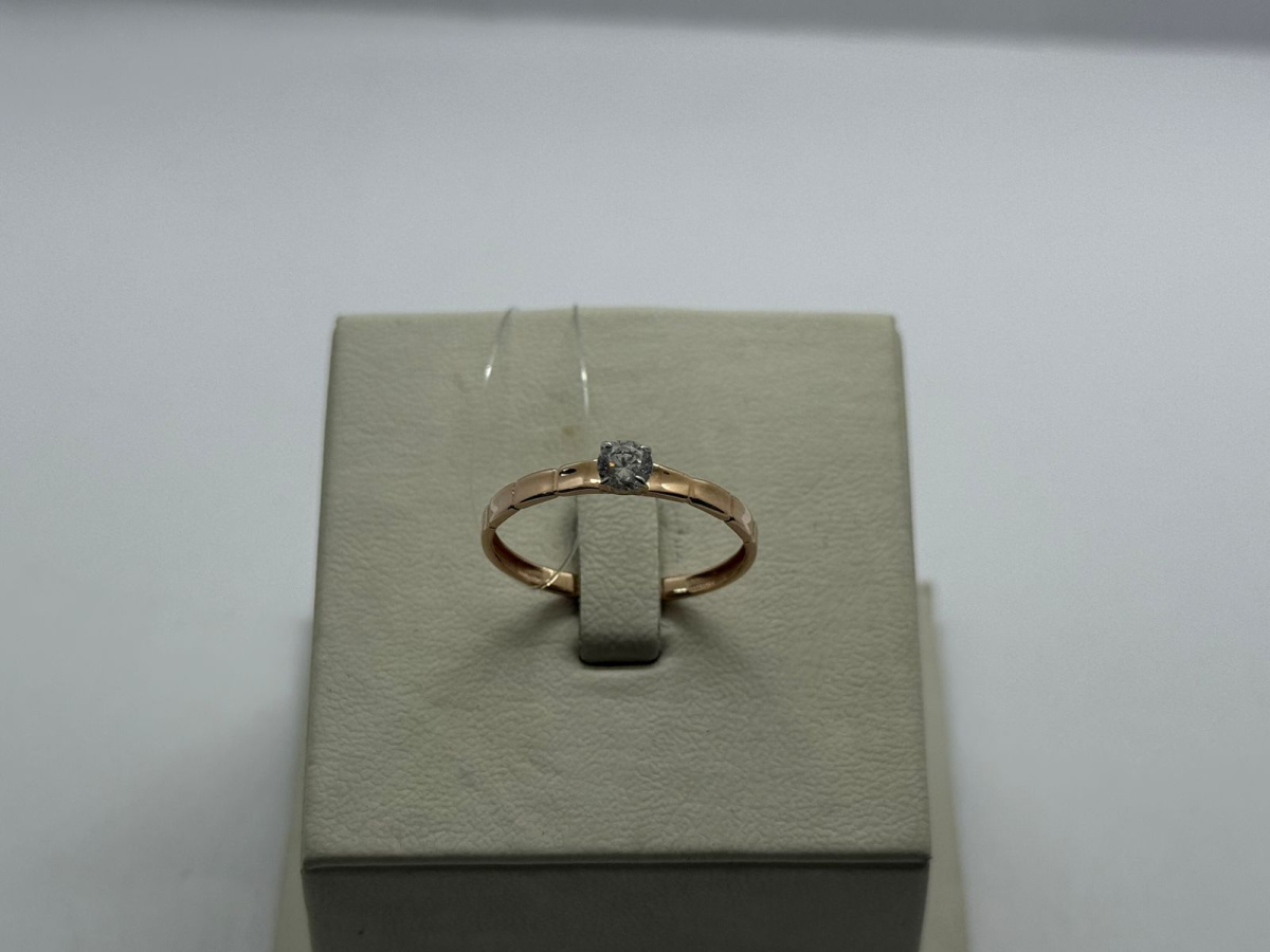 КОЛЬЦО С КАМНЕМ (Au 585)