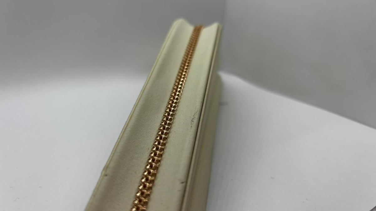 570005021 ЦЕПЬ ПУСТОТЕЛАЯ Бисмарк (Au 585)