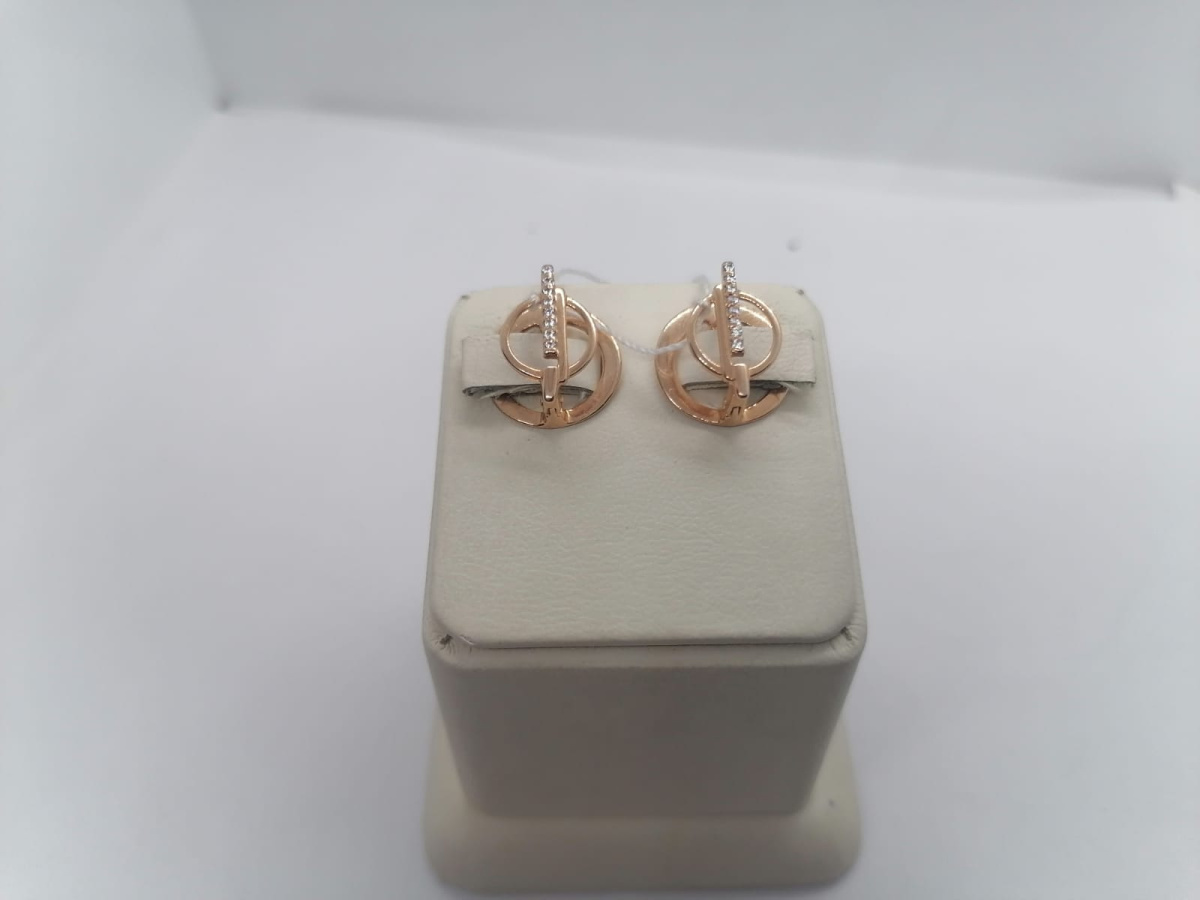 СЕРЬГИ С КАМНЯМИ (Au 585)